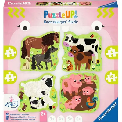 Obrázok produktu pre Ravensburger 12.004.001, 4 kusov, Zvieratá, 2 rok / roky