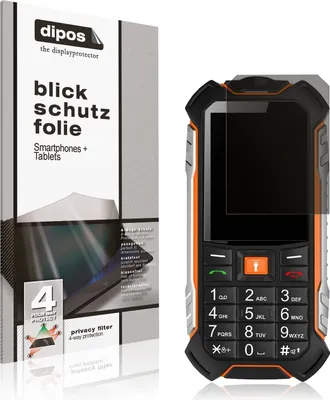 Produktbild von Blickschutzfolie für Hammer Boost 2 LTE matt Schutzfolie Folie Display Schutz dipos