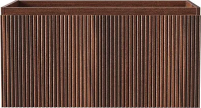 Produktbild von BELVIT TRIONA Waschtischunterschrank 80cm 1 Schublade Grifflos Softclose Wenge Dunkel