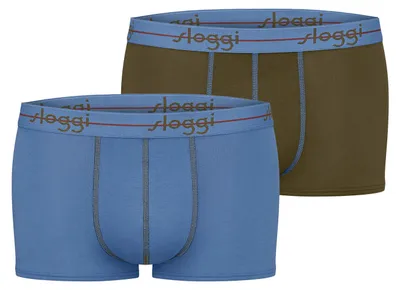 Produktbild von sloggi Herren Retro Boxer Blue Start 2-Pack greencombination - Größe 4