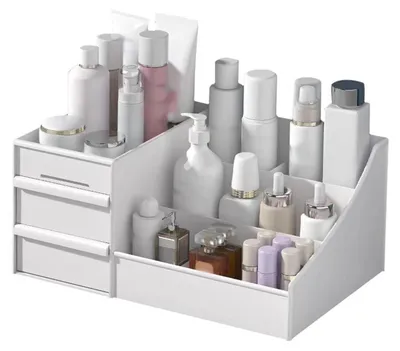 Immagine prodotto di Organizzatore per trucchi con cassetti, ideale per riporre cosmetici