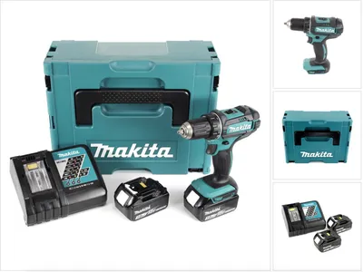 Obrázek produktu pro Akumulátorová vrtačka Makita DDF482RFJ