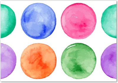 Produktbild von Tulup® Glas-Bild - 100 x 70 - Wandbild aus Glas - Wandkunst - Wandbild hinter gehärtetem Sicherheitsglas - Sonstige - Bunte Kreise - Mehrfarbig