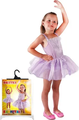 Produktbild von Verkleidung Ballerina für Kinder von 4 - 6 Jahren (110 - 116 cm)