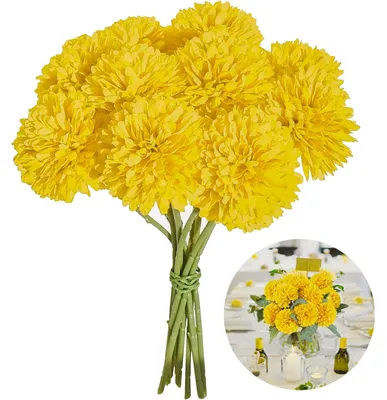 Immagine prodotto di Set di 12 fiori artificiali di ortensia, ideali per matrimoni e decorazioni