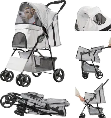 Produktbild von HIPET Hundebuggy Senna Grau