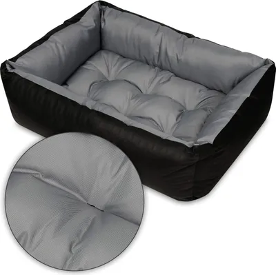 Produktbild von Hundebett Hundekorb Hundesofa Tierbett für Kleine, Mittlere und Grosse Hunde - Waschbar - Größe XL - Grau