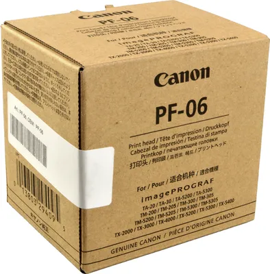 Produktbild von Canon PF-06, magePROGRAF TM-240, TM-240 MFP Lm24, TM-340, TM-340 MFP Lm36, TM-250, TM-250 MFP Lm24, TM-350,..., Tintenstrahl
