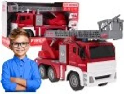 Produktbild von Feuerwehr mit Licht-, Ton- und Wasserfunktion 1:12