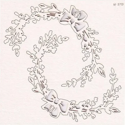 Produktbild von Dekorpappe Die Cut Chipboard Hallo Sommer große Kränze 03 - Scrapiniec