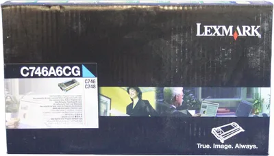 Obrázok produktu pre Lexmark C746A6CG, Azúrová, 1 kusov
