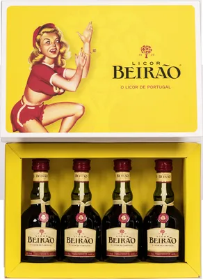 Immagine prodotto di Licor Beirao Mini 4 x 0,05L in una splendida confezione regalo