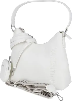 Image de Valentino Femme Hobo Bag/Sac à bandoulière SOHO Blanc Similicuir-