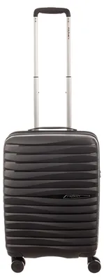 Produktbild von Franky PP18 Trolley Hartschalenkoffer Spinner Gr. S inkl. Dehnfalte black