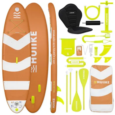 Productafbeelding van Opblaasbaar Supboard 10’ Omvormbaar tot Kajak. Stand Up Paddle Board, tot 130 kg