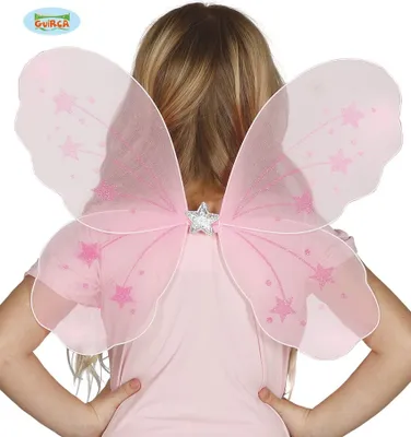 Produktbild von pinkfarbene pinke Schmetterling Flügel für Mädchen
