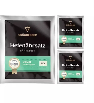 Produktbild von Grünberger YEAST NUTRIENT SALT for wine production Nutrient Wine PREMIUM - 3 Stück