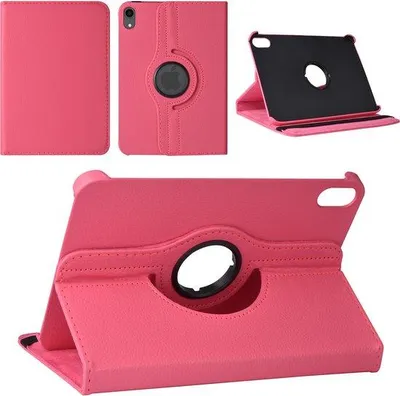 Produktbild von iPad Mini 2021 Book Case Tablethoes - Felroze - 360 Grad drehbar