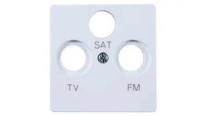 Immagine prodotto di Simon 82 Coperchio per presa d'antenna RD/TV/SAT bianco 82037-30