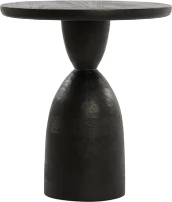 Produktbild von Light & Living - Beistelltisch Torir - Schwarz - Ø40cm