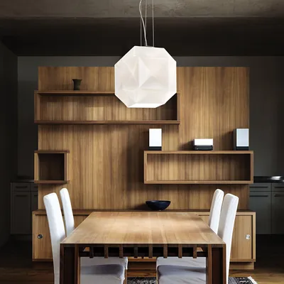 Image de Piozzano - Suspension, Blanc, Structure en Verre