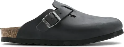 Immagine prodotto di Birkenstock Boston Pelle finta nero plantare normale - Pantofola - 59461
