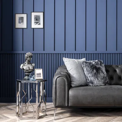 Zdjęcie produktu dla Sofa 4-osobowa 4-osobowa sofa Chesterfield ze sztucznej skóry, czarny salon