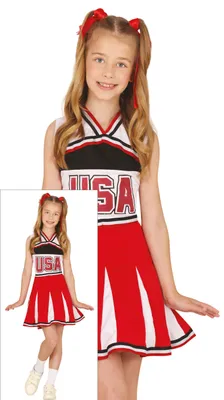Produktbild von Guirca Cheerleader-kostüm  5-6 Years  5-6 Years