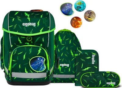 Produktbild von ergobag Schulranzen cubo Set LUMI 28 x 25 x 40