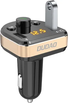 Zdjęcie produktu dla Dudao Transmiter FM Bluetooth ładowarka samochodowa MP3 3.1 A 2x USB czarny (R2Pro black)