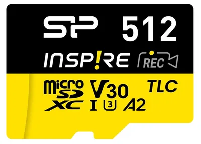 Obrázok produktu pre Silicon Power Inspire, 512 GB, MicroSDXC, Trieda 10, UHS-I, 170 MB/s, 150 MB/s