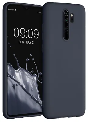 Produktbild von kwmobile Handyhülle für Xiaomi Redmi Note 8 Pro Hülle - TPU Case - Kabelloses Laden - Schutzhülle Cover in Heidelbeerblau