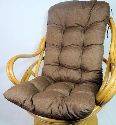 Produktbild von Rattani Auflage/Polster für Schaukelstuhl, Drehsessel, Ersatzpolster Gr. 135 x 60 x 15 cm, Nuevo Loneta Braun -  EU