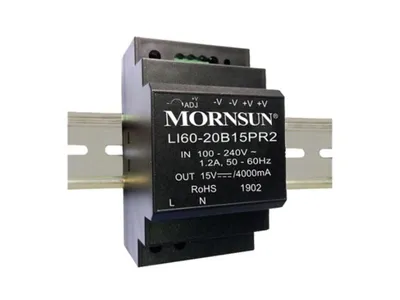 Produktbild von Mornsun Industrielles DIN-Schienen-Netzteil - Einzelausgang - 60 W - 12 V - 4.5 A