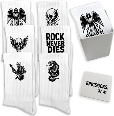 Produktbild von epicsocks DarkRhythms Socken in 37-41 im
