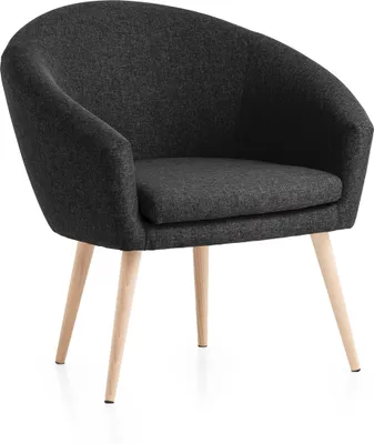 Produktbild von Stylischer Loungesessel Lutz | anthrazit | XDREAM Relaxsessel |Clubsessel | Cocktailsessel