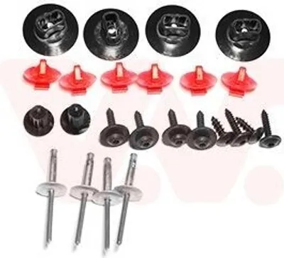 Produktbild von VAN WEZEL Montagesatz Stoßfänger 4312793 Hinten für RENAULT KANGOO Express (FW0/1)