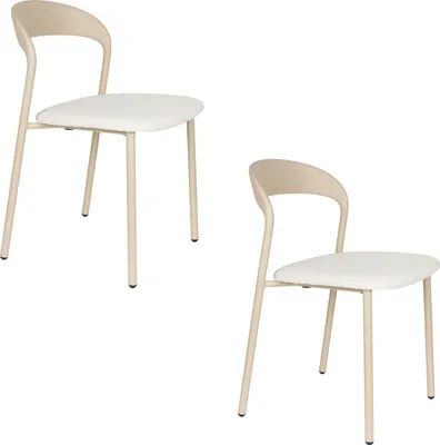 Produktbild von Housecraft Living Adelina Esszimmerstuhl Beige - 2 er Set