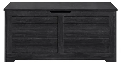 Produktbild von Aufbewahrungsbank mit Sitz und Sicherheitsscharnieren | Anthrazit | 100x40x46 cm