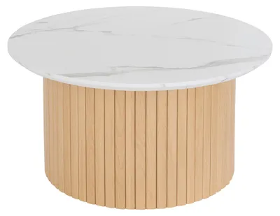 Produktbild von Kaffeetisch HOMELYA, Ø 70 x 40 cm, beige