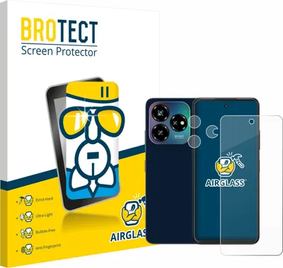 Produktbild von BROTECT Schutzglas für ZTE Blade V60 Vita (Display+Kamera) Schutzfolie Panzer Folie Glas Display Schutz klar