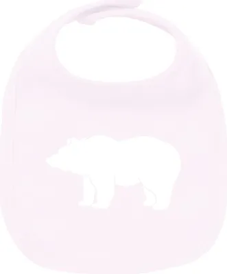 Produktbild von Huuraa Unisex Babylatz Bär Silhouette Geschenk Babypink  Baumwolle Bär Mitbringsel
