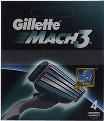 Produktbild von Gillette Mach3 Men’s Razor Blade Refills 4er Rasierklingen