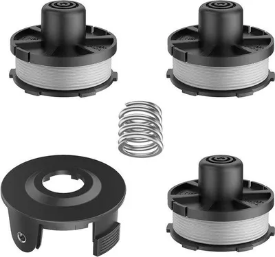 Immagine prodotto di Bobina per batteria da 18 V per tosaerba – Set di 3 pezzi di ricambio