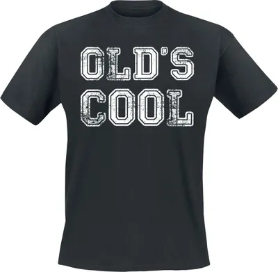 Produktbild von Lustige Shirts T-Shirt Herren Old's Cool schwarz XL