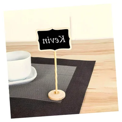 Produktbild von Kleine abwischbare Kreidetafeln mit Ständer für Tischkarten und Dekoration in Küche, Hochzeit und Restaurant