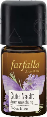 Produktbild von Farfalla Schlaf schön, Lavendel, Gute Nacht Aromamischung Bio 5ml