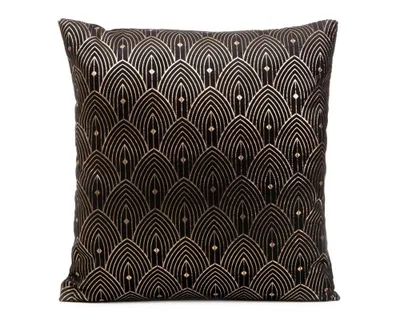 Produktbild von Dekorativer Kissenbezug Sofakissen AGNES schwarz 40x40