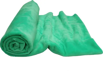 Produktbild von Minky Strickstoff glattes Muster, Minze 50 x 160 cm