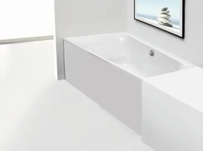 Produktbild von Hoesch 49051.550 Zub. Glasverkleidung weiß Nische